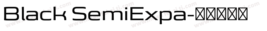 Black SemiExpa字体转换